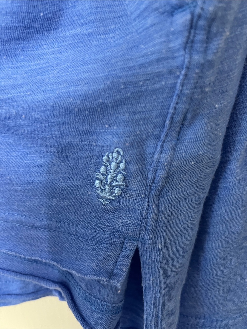 FP Movement Cozy Henley Top with side pockets - Periwinkle Blue